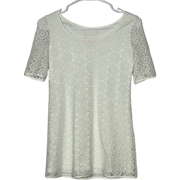 Lilly Pulitzer Little Topanga Dress Girl’s White Breakers Lace size L